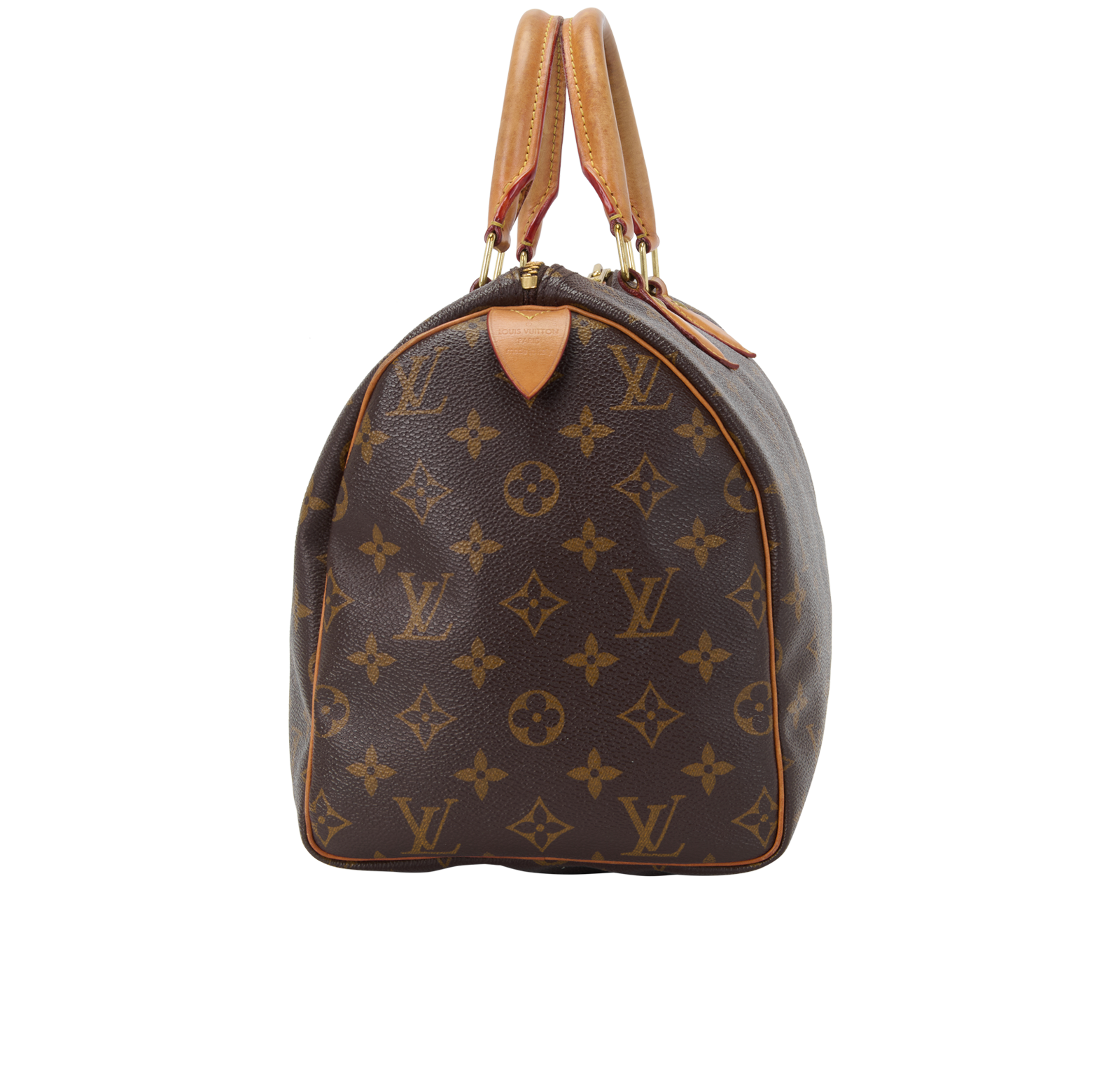 Speedy 30, &pound;850, Handbags, Brown, Canvas, Side view